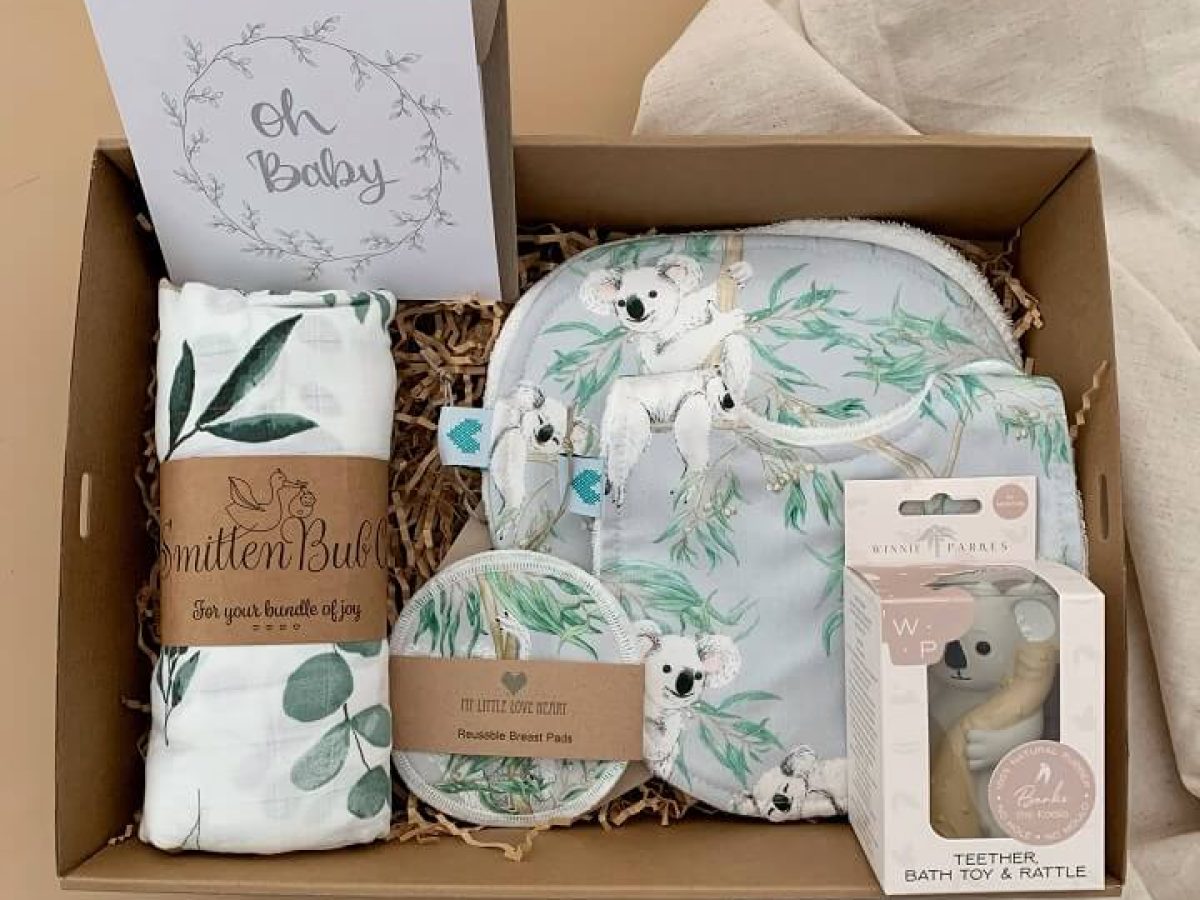 Baby Koala Gift Box Grey  Baby koala, Koala, Unisex baby shower gifts