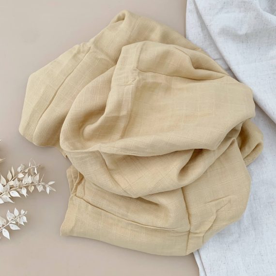 Swaddle Light Mustard Colour Open