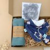 Baby Boy Gift Set in Doggy Print Left Side