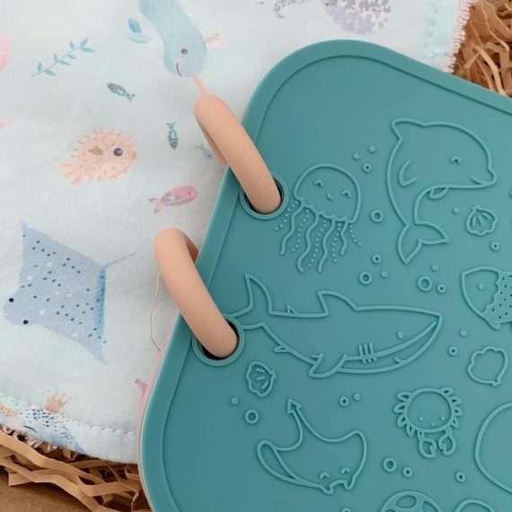 First Birthday Gift Box Under The Sea Closeup