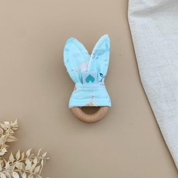 Under The Sea Print Bunny Teether