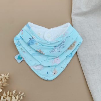 Under The Sea Print Dribble Bib