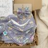 Girls Handmade Baby Gift Box Wild Lavender Right Side