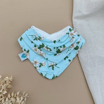 Magnolia Print Dribble Bib