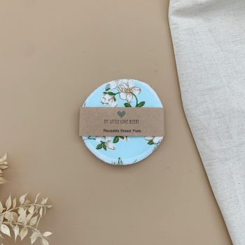 Magnolia Print Nursing Pads In Packaging