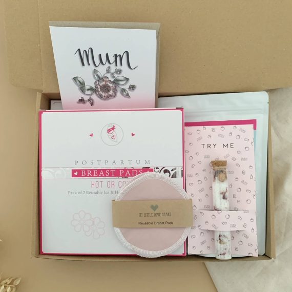 New Mum Pamper Hamper packed